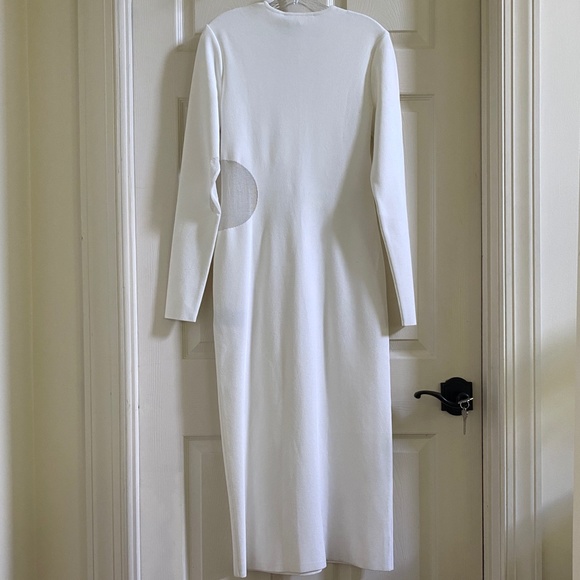 ZEYNEP ARCAY Sheer Midi Knit Dress With Sheer cut out Panels New With Ta… - Picture 13 of 16